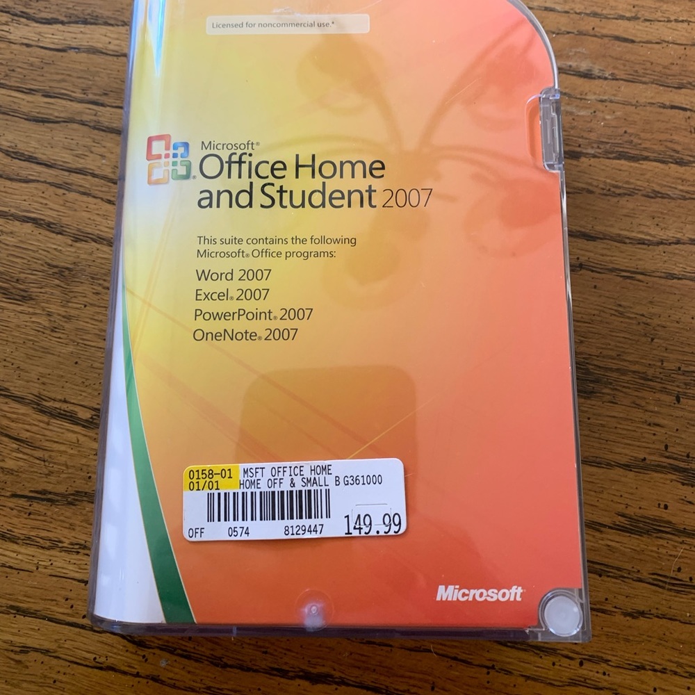 Windows Office Home and Student 2007